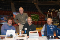 Bill Fortney, John Cornett, Dean Hill, and Don Nunnelly at the 2008 KY Book Fair in Frankfort.