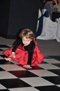 Showing her moves on the dance floor at Hayley's wedding, December 2012